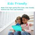 thumbnail image 6 of Kids Case for iPad 9.7-inch 2018 6th Generation/2017 5th Generation & iPad 9.7-inch Air/Air 2 - Built-in Screen Protector Shockproof Light Weight Handle Convertible Stand Cover, 6 of 9