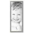 thumbnail image 2 of ArtToFrames 16" x 42" Classic Silver Picture Frame, 16x42 inch Silver Wood Poster Frame (WOM-4926), 2 of 7