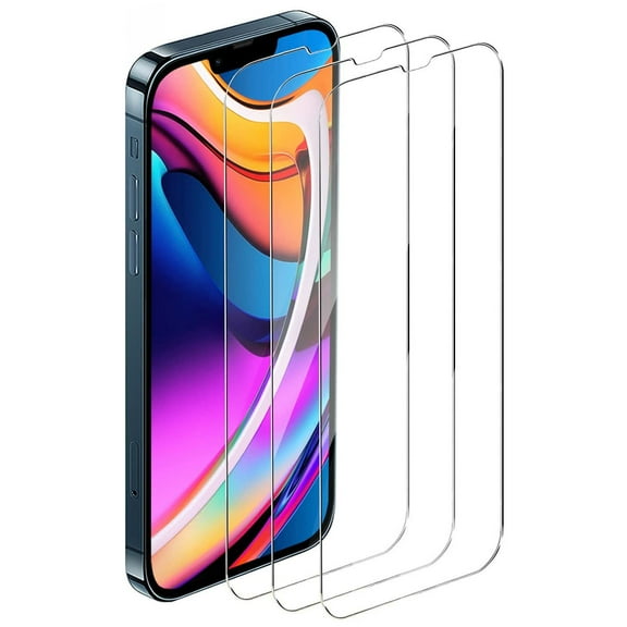 3-Pack HD Premium Tempered Glass Screen Protector for iPhone 14 / iPhone 13 / iPhone 13 Pro