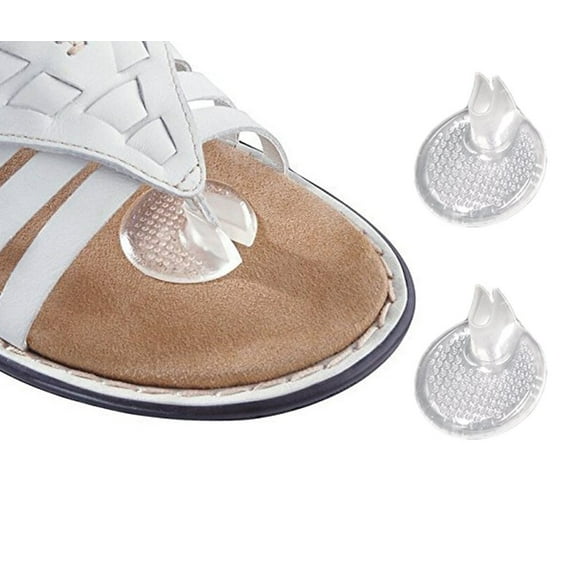 5 Pairs Non-Slip Silicone Thong Sandal Toe Guards Cushions Sandal Flip-Flop Toe Protectors,Clear