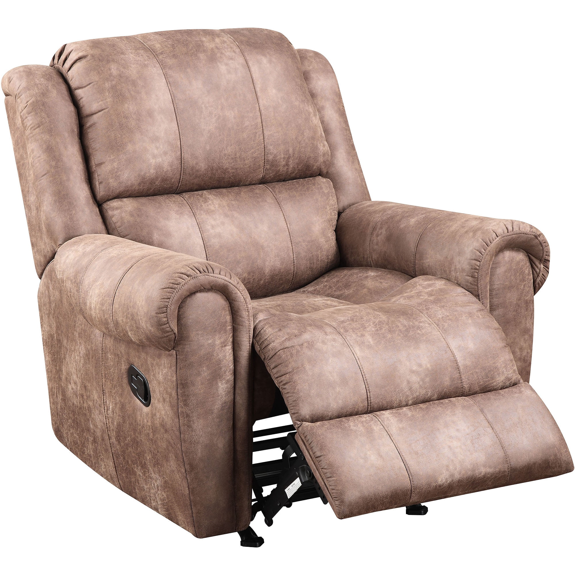 Archer Fabric Rocker Recliner, Brown