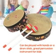 thumbnail image 2 of Yeacher Tambour à Main Orff Instrument de Percussion Musical Instrument de Batterie Portable avec Baguette 6 Po, 2 of 8