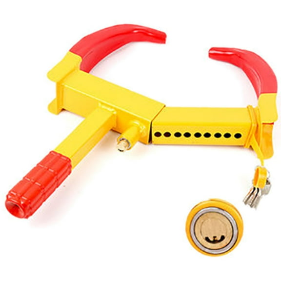 JacobsParts Anti Theft Wheel Lock Tire Clamp Parking Boot for Car Truck SUV ATV RV Trailer