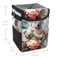 thumbnail image 5 of Koala Foldable Car Trash Bin with Lid, Leak-Proof Mini Trash Can, Hanging Storage Bag for Car, 5 of 6