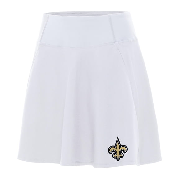 Women's Antigua White New Orleans Saints Chip Skort
