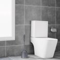 thumbnail image 4 of Unique Bargains Toilet Brush Long Handle Flexible Brush Head Gray 2 Pcs, 4 of 5