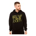 thumbnail image 1 of Fly Society - Sudadera con capucha para hombre, diseño de piel de serpiente, color negro, grande, 1 of 2