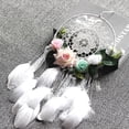 thumbnail image 4 of Dream Catcher DIY Decorative Pendant Flower Dream Catcher Wall Hanging Decoration Wedding Decor Girl, 4 of 5