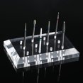 thumbnail image 4 of Uñas Broca Bits Soporte Archivo Bit Exposición Stand Nail Grinding Piedra Cabeza Display Base p Carevas Soporte de brocas, 4 of 5