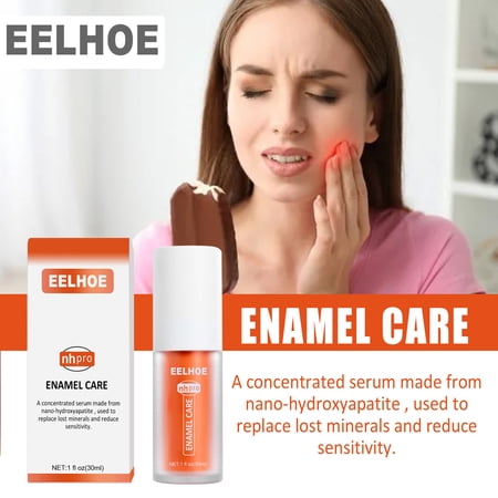 NHpro Enamel Care for Sensitive Teeth Repair Tooth Enamel & Fresh Breath Pump Type Toothpaste Teeth Care for Adults 30ml New