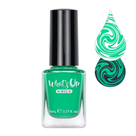 Whats Up Nails - Little Green Men Stamping Polish (Green Creme)