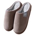 thumbnail image 1 of Mens Winter Slippers, Warm Cotton Shoes, Anti Slip Slippers Cotton, 1 of 1