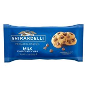 GHIRARDELLI Milk Chocolate Premium Baking Chips, Chocolate Chips for Baking, 11.5 OZ Bag( pack of 1 )