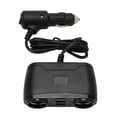 thumbnail image 2 of Car  Lighter, Multi Port Car  Multifunctional Dual USB Ports 120W  For Mobile Devices, 2 of 8