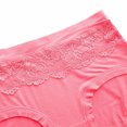 thumbnail image 3 of Besolor Womens Cotton Underwear Ladies Girls Lace Mid Waisted Stretch Briefs Comfortable Breathable No Show Panties, 3 of 3