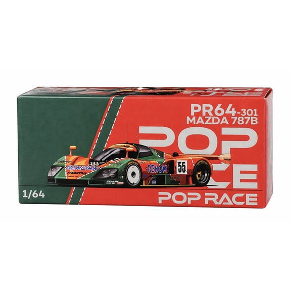 Mazda 787B #55 "Mazdaspeed" Winner "24 Hours of Le Mans" (1991) 1/64 Die Cast Model Car by Pop Race