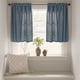 thumbnail image 2 of Cortinas jinchan Boho para Cocina 61x61 cm Lino 2 Paneles Azul, 2 of 9