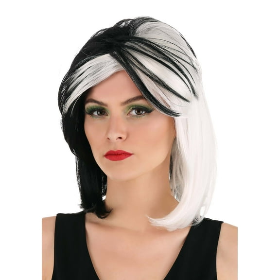 101 Dalmatians Fashion Cruella De Vil Women's Wig