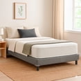 thumbnail image 1 of Cama Base Basic matrimonial Atlas del Descanso, color Gris, 1 of 3