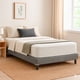 thumbnail image 1 of Cama Base Basic matrimonial Atlas del Descanso, color Gris, 1 of 3