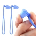 thumbnail image 2 of Hyasfey Silicone Swimming Earplugs with Tether Anti-Lost Corded String Earplugs Attach to Swim Goggles for Scuba Diving Water Sports, 2 of 7