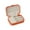 Orange, variant on Wioihee Small Jewelry Box, Travel Jewelry Case Portable Jewelry Organizer Storage for Necklace Earring Rings Double Layer PU Leather Mini Jewelry Holder Gift Box for Girls Women