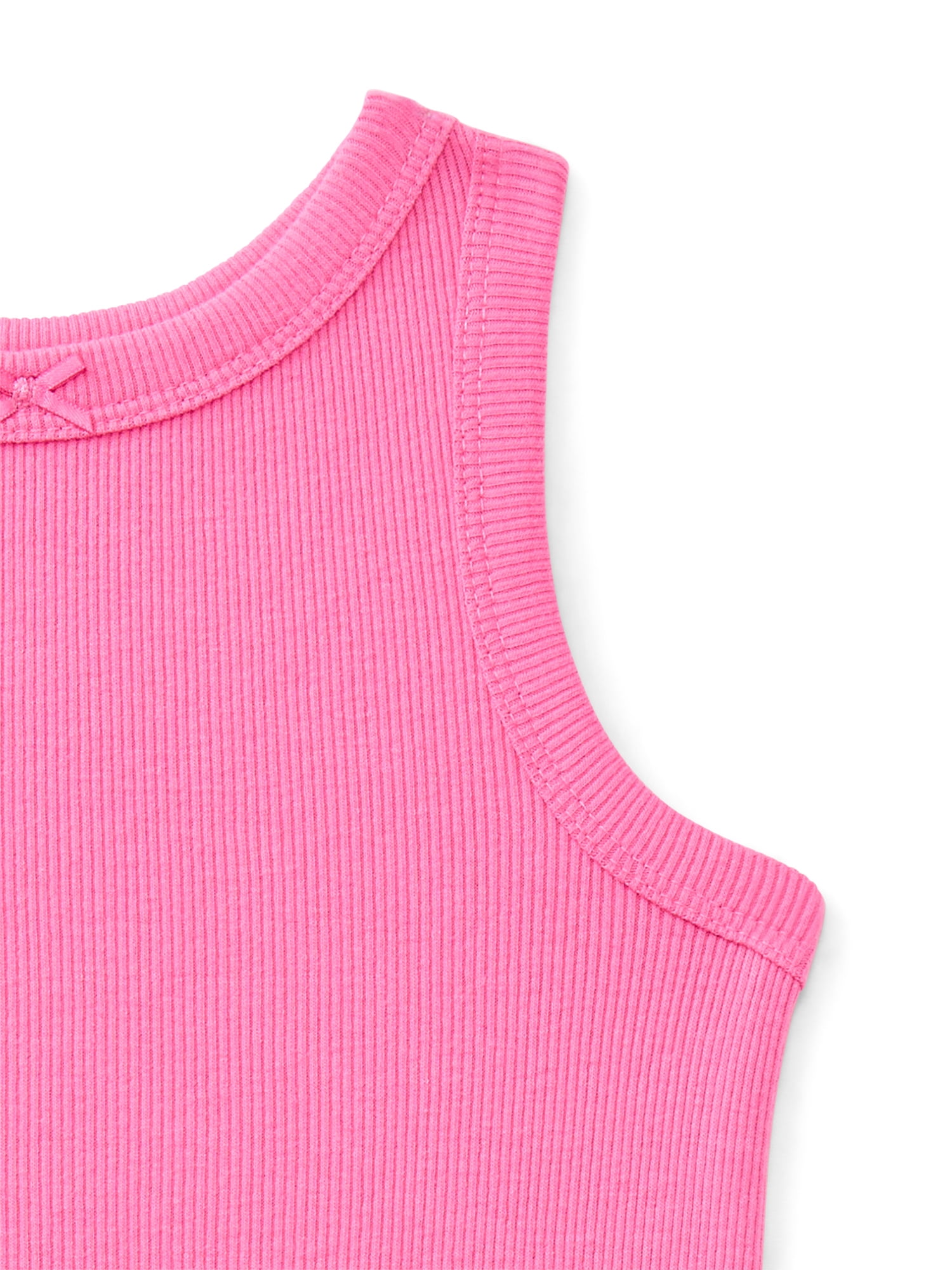 Wonder Nation Toddler Girls Ribbed Tank Top, Sizes 18M-5T