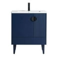 thumbnail image 4 of Fine Fixtures Venezian Collection - 30" Single Navy Blue Bathroom Vanity, Black Handles., 4 of 4