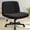 Teddy Fabric-Black, variant on Celtoss Criss Cross Home Office Chair, Fabric Armless Swivel Task Computer Chair with Wheels, Beige