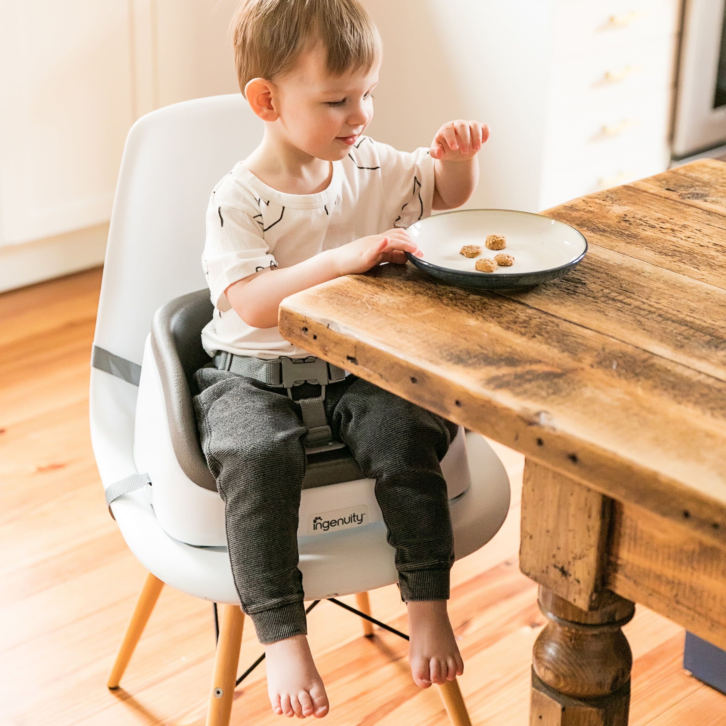 Ingenuity Smartclean Toddler Booster Slate Com