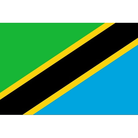 Tanzania Flag Decal Sticker - 6 inches wide