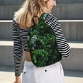 thumbnail image 2 of Easygd Lush Foliage Green Plant Canvas Backpack: Stylish, Lightweight, and Versatile with Large Capacity and Adjustable Straps –, 2 of 7