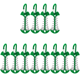 thumbnail image 1 of Estacas para tienda de campaña aleación de aluminio con hebilla de resorte color verde 4 Uds., 1 of 2