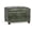 Green, variant on 24" Black Leather Storage Ottoman with 360° Rolling Caster Wheels, Rectangle Foot Rest Stool for Living Room Bedroom, Easy Assembly