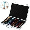 thumbnail image 1 of Tuning Fork Set, 8 Color Solfeggio Tuning Forks for Healing with Hammer, Weighted Tuning Forks for DNA Healing, Sound Therapy, Yoga, Reiki, Meditation, 1 of 7