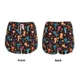 thumbnail image 5 of Lsque Cute Animals Printed Women's Running Shorts with Liner Pockets,Elastic Quick Dry Workout Athletic Gym Yoga Shorts,Womens High Waist Shorts-Large, 5 of 9