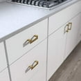 thumbnail image 3 of Franklin Brass P40835k Mirrored 3-9/16" Long Finger Cabinet Pull - Brass, 3 of 3