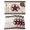 Red, variant on Placemats Set of 4, Texas Star Vintage Woven Placemat, Linen Place Mats for Kitchen/Dining Tables, Brown Retro Art Red Berry Wooden Washable Table Mats for Party
