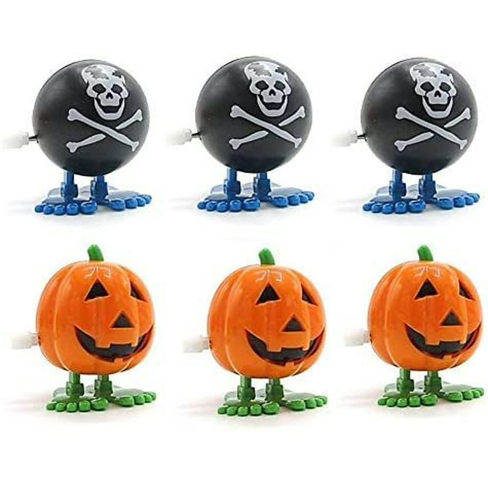 Dazzling Toys Halloween Wind up Party Favor 6 Pack Windup Jumping