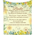 thumbnail image 1 of LHSHID to My Bestie Blanket Best Friend Blanket BFF Bestie Gifts for Women Best Friend Birthday Gifts for Women Bestfriend Valentines Day Gifts Best Friends Bestie Blanketsch 30x40in, 1 of 5