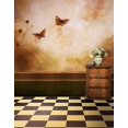thumbnail image 1 of BSDHOME Polyester Black and White Latticed Checked Floor Print Indoor Room Scene 5x7ft Photography Backgrounds Photo Backdrops for Wedding Studio Props, 1 of 2