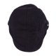 thumbnail image 3 of Gorra Plana Algodón Negro Bloques Cómodos Luz del Sol Bordado Exquisito Elegante Gorra de Vendedor de Periódicos para Hombres, 3 of 8