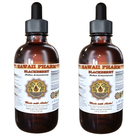 Blackberry (Rubus Armeniacus) Tincture, Dried Root Powder Liquid Extract, Himalayan blackberry, Herbal Supplement 2x4 oz
