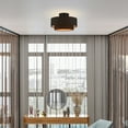 thumbnail image 2 of Livex Lighting - Sentosa - 3 Light Large Semi-Flush Mount In Mid-Century Modern, 2 of 13