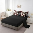 thumbnail image 5 of Feelyou Rustic Hunting Deer Bedding Comforter Set 7 Pieces, Farmhouse Boating Lover Full Bedding Set, Western Lodge Cabin Reversible Fitted Sheet Flat Sheet, Microfiber Bedroom Decor, 5 of 8
