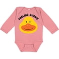 thumbnail image 3 of Inktastic Duck Feeling Ducky Boys or Girls Long Sleeve Baby Bodysuit, 3 of 5