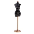 thumbnail image 2 of 1:12 Modelo de Exhibición Negra Del Maniquí de de para de Ropa, 2 of 6