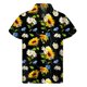 thumbnail image 3 of Camisa hawaiana con estampado 3D de girasoles para hombre, ropa para hombre, camisas hawaianas florales, blusas de manga corta de verano, blusa con botones y solapa de calle, 3 of 5