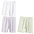 thumbnail image 2 of Shorts de Vélo pour Filles sous Robe en Soie Glacée, Ourlet à Volants, Shorts pour Tout-Petits, Danse de Roue, Été, Ensemble de 3 Pcs de Shorts de Vélo pour Filles, 2 of 4