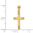 thumbnail image 4 of Auriga Fine Jewelry 14K Yellow Gold Cross Pendant for Women (L-25mm, W-12mm), 4 of 6